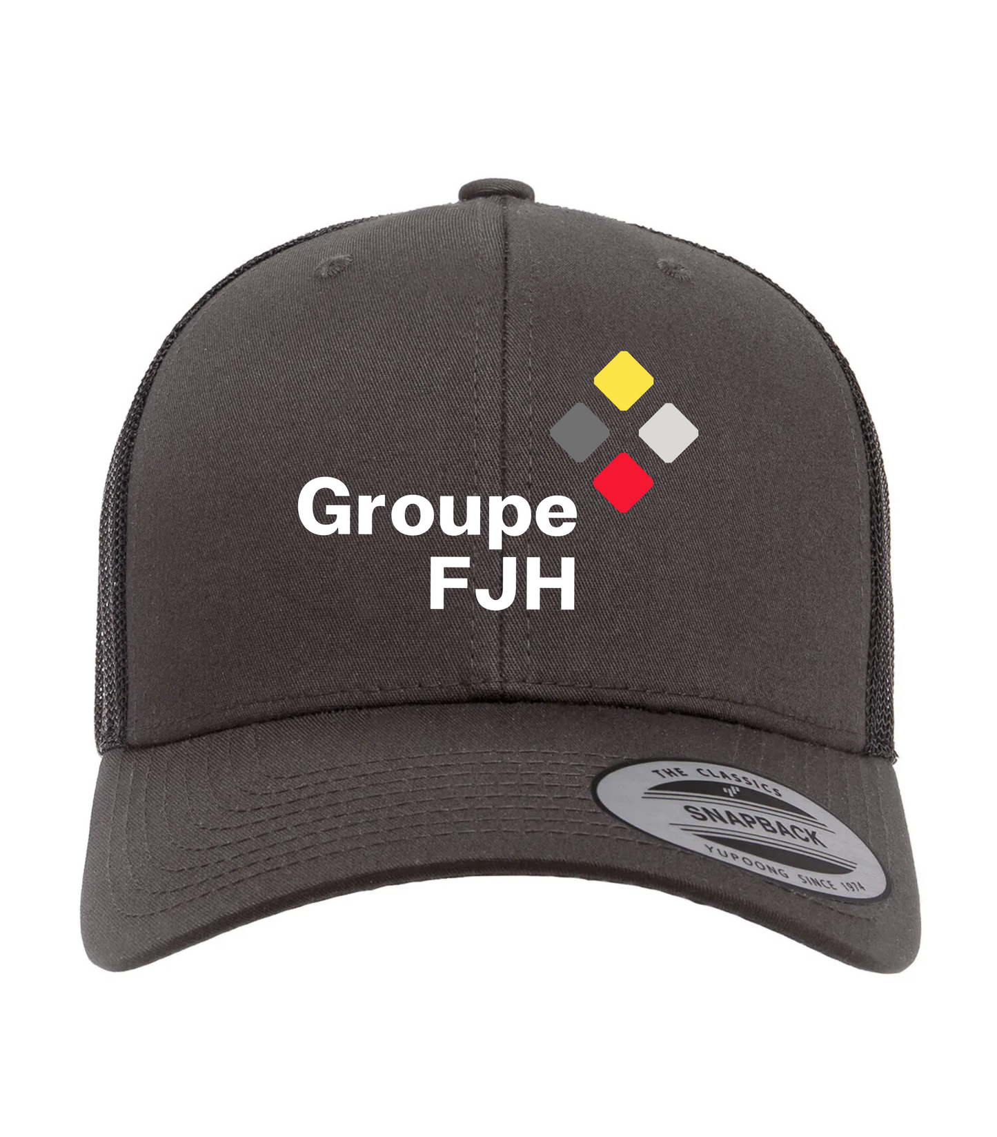 Casquette camionneur rétro YP ClassicsMD – Brodé FJH