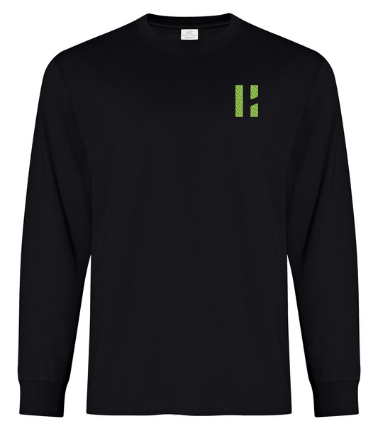 T-shirt à manches longues filé de tous les jours – Hermite