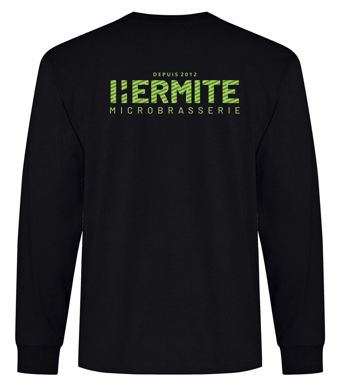 T-shirt à manches longues filé de tous les jours – Hermite