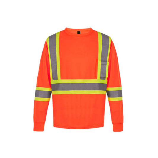 T-shirt haute visibilité à manches longues Beacon – FJH