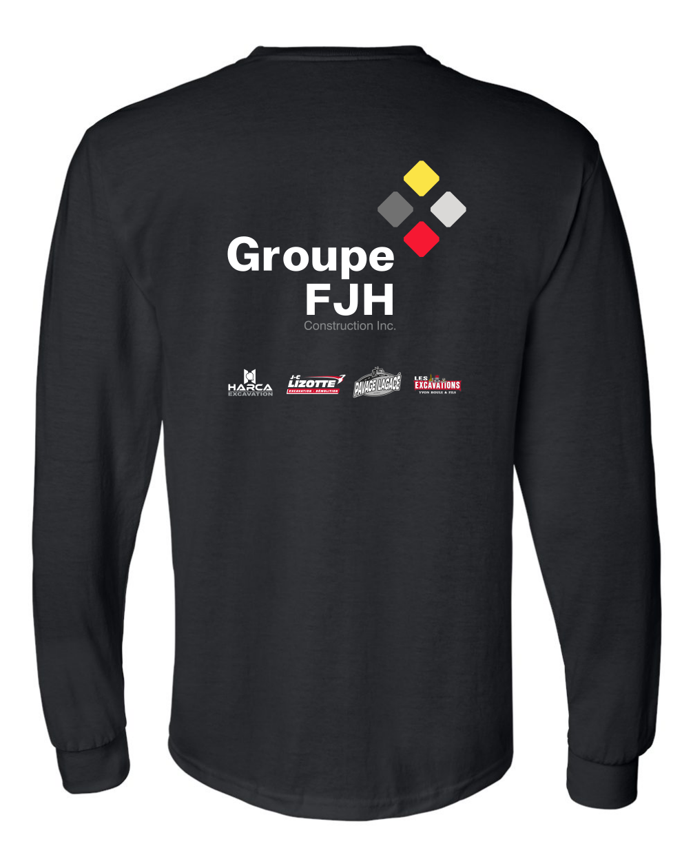 T-shirt à manches longues DryBlend® 50/50 – FJH
