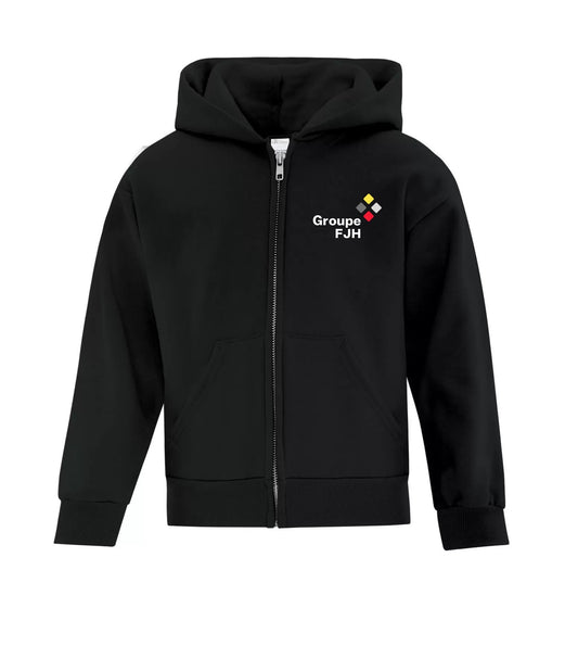 Chandail à capuchon zippé Everyday pour jeunes – FJH