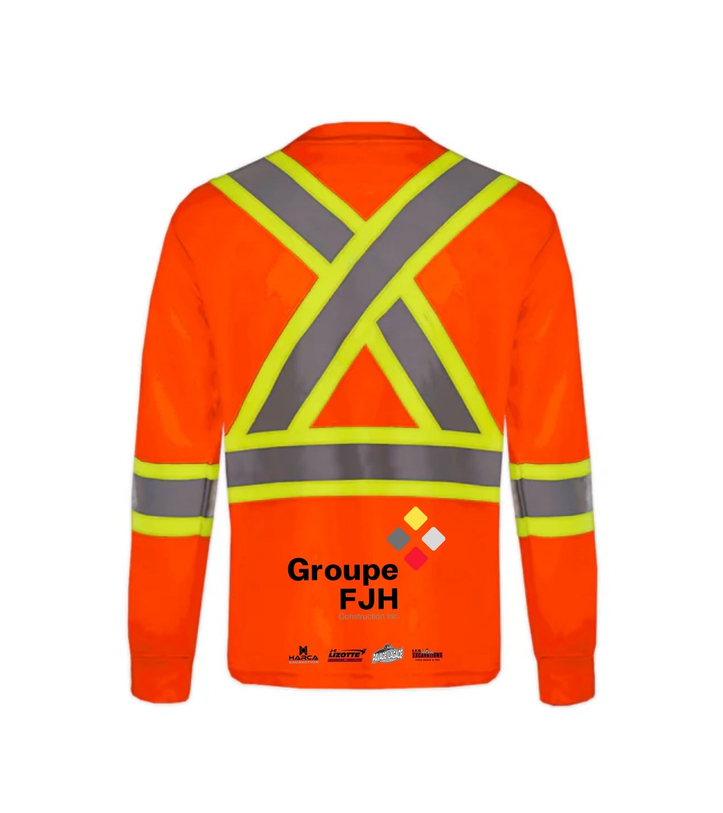 T-shirt haute visibilité à manches longues Beacon – FJH