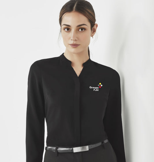 Blouse Juliette à manches longues pour femmes – FJH