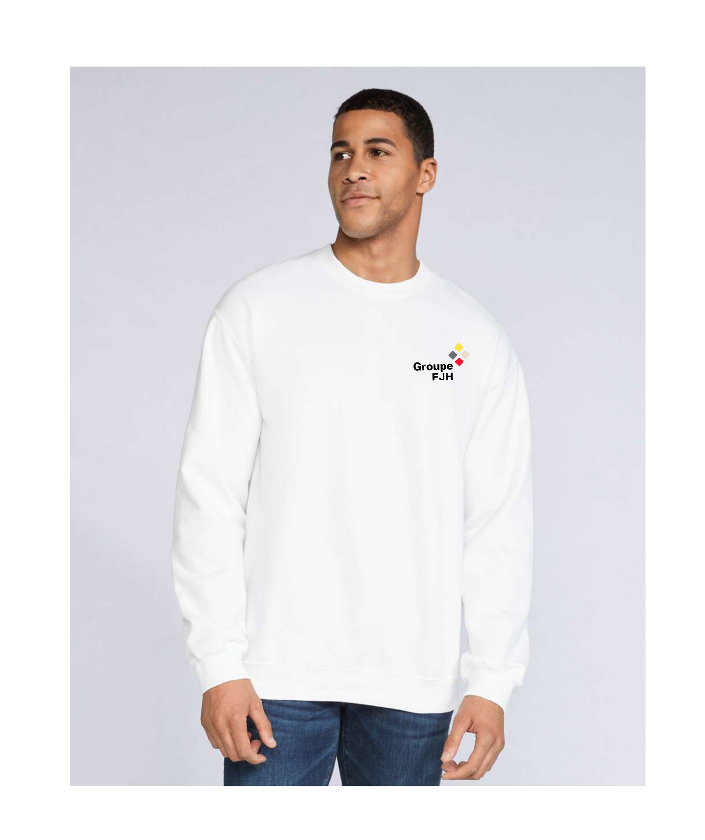 Crewneck semi-épais Softstyle unisexe – FJH