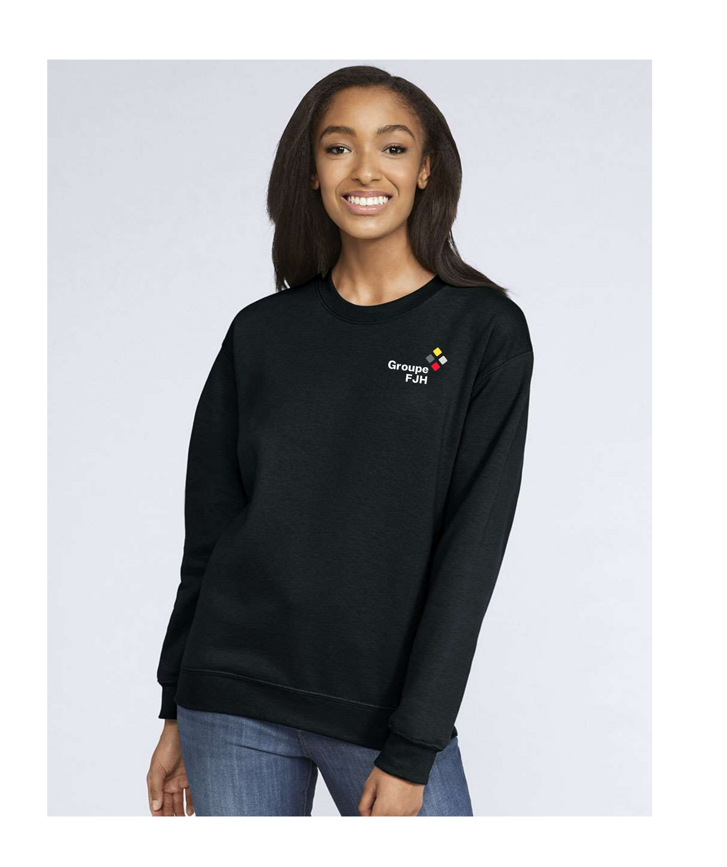 Crewneck semi-épais Softstyle unisexe – FJH