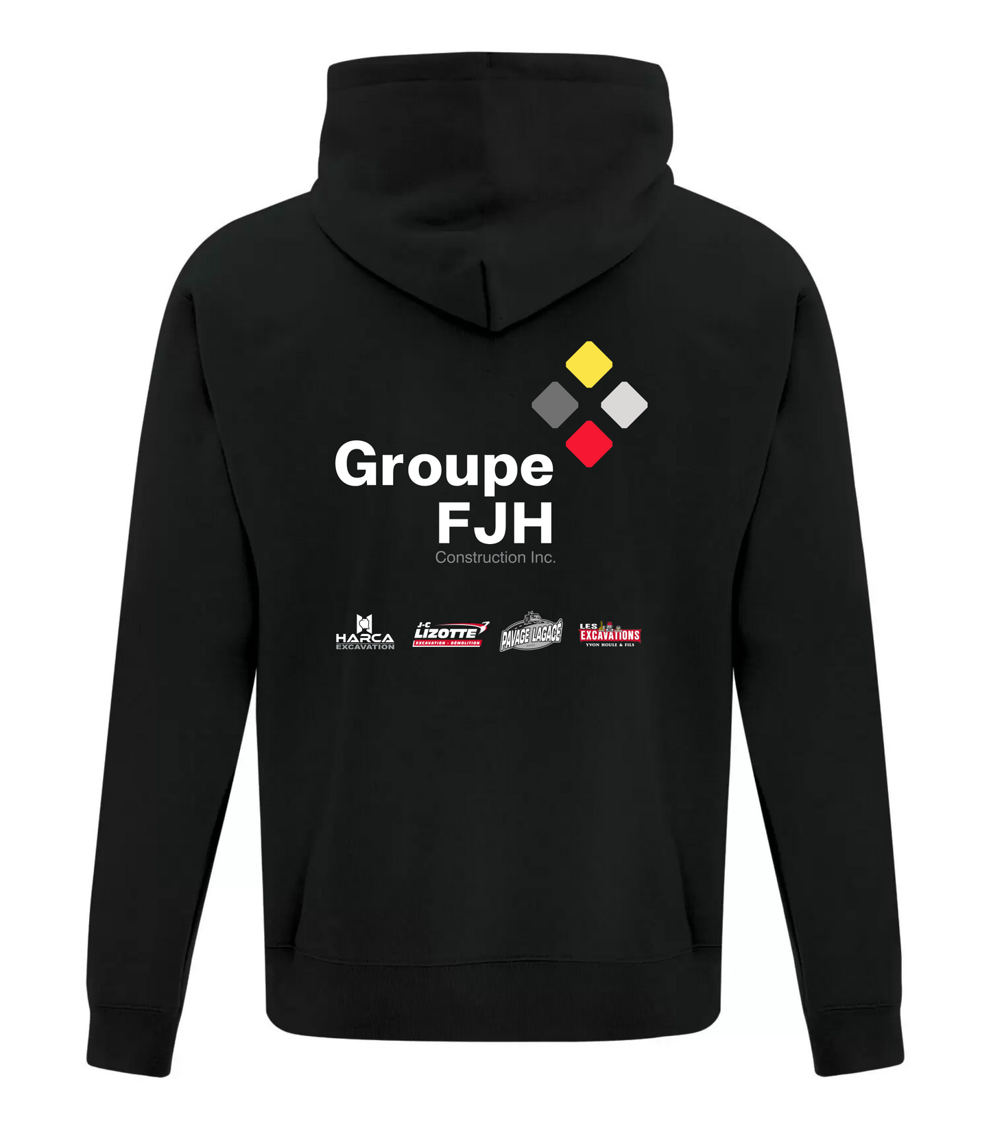 Chandail à capuchon en molleton à glissière Everyday – FJH